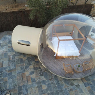 Escapada en Bubble Premium con Jacuzzi Privado y Cena en Zielo de Levante (Tírig, Castellón)