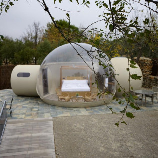 Escapada en Bubble Premium con Jacuzzi Privado y Cena en Zielo de Levante (Tírig, Castellón)