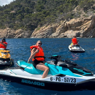 Excursión en Moto de Agua para dos en Cala Canyelles (Lloret de Mar, Girona)