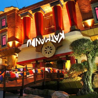 Entrada a Katmandú Park (Magaluf, Mallorca)