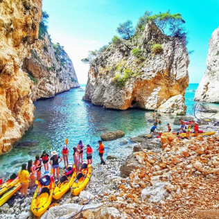Kayak con Fotos en Villajoyosa, Cala Granadella o Morro de Toix (Alicante)