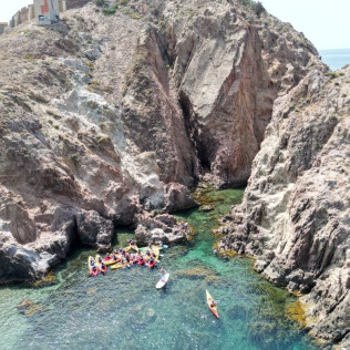 Ruta en Kayak por el Parque Natural Cabo de Gata con Fotos (Almería)