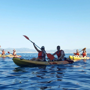 Excursión en Kayak a Cuevas (Llucmajor, Mallorca)