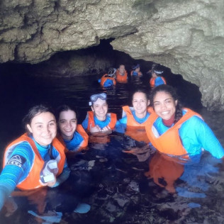 Excursión en Kayak a Cuevas (Llucmajor, Mallorca)