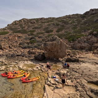 Excursión en Kayak a Cuevas (Llucmajor, Mallorca)