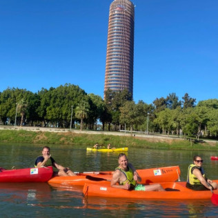 Atardecer en Kayak en el Río Guadalquivir (Sevilla)