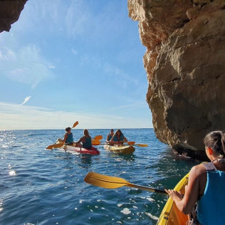 Ruta en Kayak para dos (La Pineda, Tarragona)