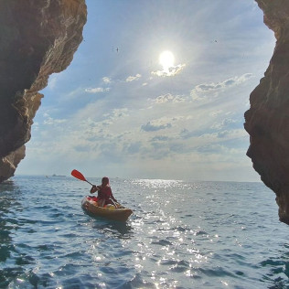 Ruta en Kayak para dos (La Pineda, Tarragona)