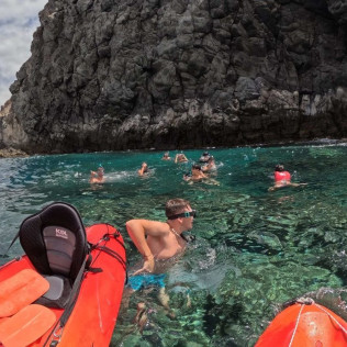 Excursión Guiada en Kayak y Snorkel (Palm-Mar, Tenerife)