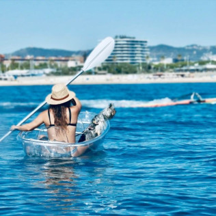 Excursión Guiada en Kayak Transparente (Barcelona)