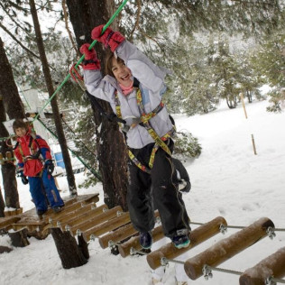 Circuitos en los Árboles: Entrada a La Molina ParcAventura (Girona)