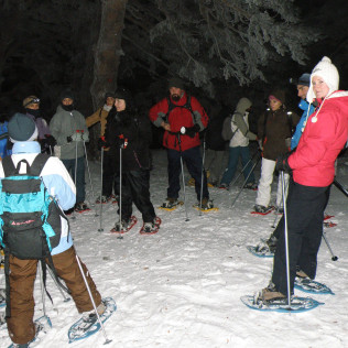 Lunada con Raquetas de Nieve y Cena (Madrid)