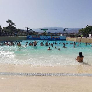 Entrada a Mario Park (Roquetas de Mar, Almería)