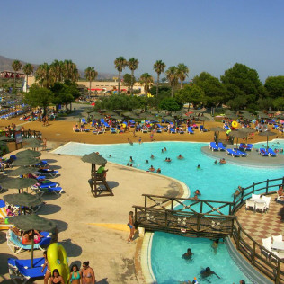 Entrada a Mario Park (Roquetas de Mar, Almería)