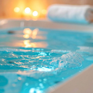 Jacuzzi Privado, Masaje Relajante en Spaxión de El Corte Inglés de Colón y Cena para dos en Restaurante Lila y Lola (Valencia)