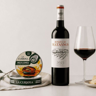 Visita a Bodega y Cata de Vinos con Exclusivas Conservas Gallegas para dos en Bosque de Matasnos (Peñaranda de Duero, Burgos)
