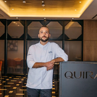 Menú Degustación 24K para dos en Restaurante QUIRAT con Estrella Michelin (Barcelona)