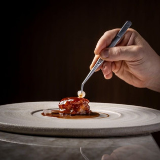 Menú Degustación 24K para dos en Restaurante QUIRAT con Estrella Michelin (Barcelona)