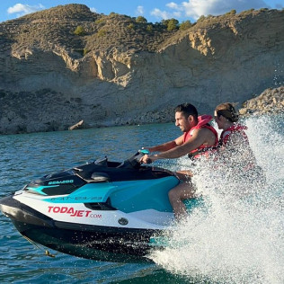 Excursión en Moto de Agua Biplaza con Fotos (Villajoyosa, Alicante)