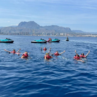 Excursión en Moto de Agua Biplaza con Fotos (Villajoyosa, Alicante)