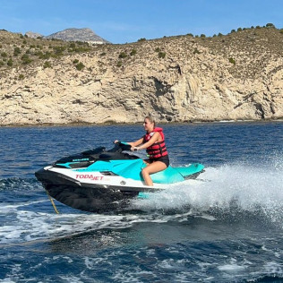 Excursión en Moto de Agua Biplaza con Fotos (Villajoyosa, Alicante)