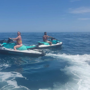 Ruta en Moto de Agua Biplaza (Fuengirola, Málaga) 