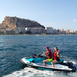 Excursión a Tabarca en Moto de Agua con Almuerzo (Alicante)