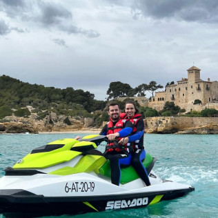 Excursión en Moto de Agua Biplaza con Fotos (Tarragona)