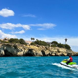 Excursión en Moto de Agua Biplaza con Fotos (Tarragona)