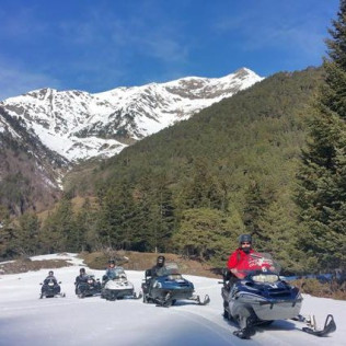 Moto de Nieve para dos (Pla de Beret, Lleida)