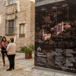Entrada al Museu d'Art de Girona (Girona)
