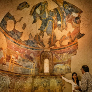 Entrada al Museu d'Art de Girona (Girona)