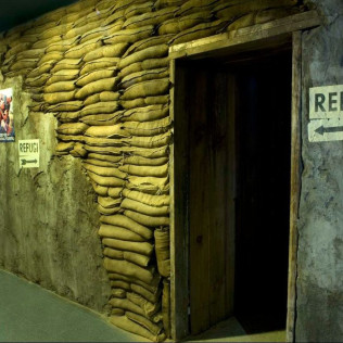 Entrada al Museu d'Història de Catalunya (Barcelona)