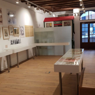 Entrada al Museu del Còmic i la Il·lustració (Sant Cugat del Vallés, Barcelona)