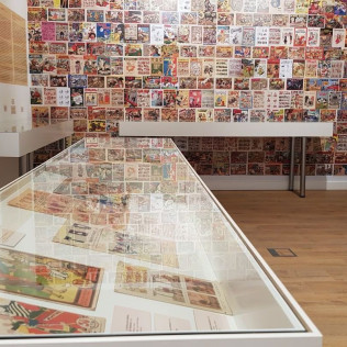 Entrada al Museu del Còmic i la Il·lustració (Sant Cugat del Vallés, Barcelona)