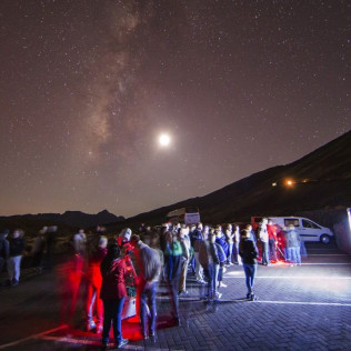 Atardecer en las Alturas y Observación de Estrellas con Transporte (Tenerife)