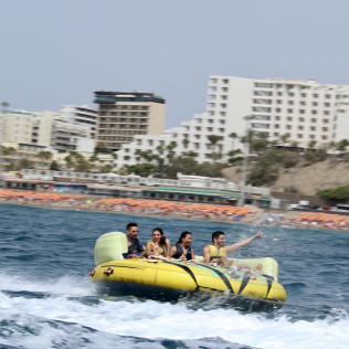 Paseo en Ovni Loco en Playa de Taurito, Playa de Mogán y Playa del Inglés (Gran Canaria)
