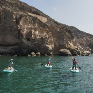 Clase de Paddle Surf (Arguineguín, Gran Canaria)