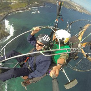 Vuelo en Paramotor (Gran Canaria)