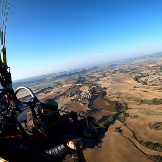 Vuelo en Paramotor con Vídeo (Legarda, Navarra)