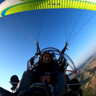 Vuelo en Paramotor con Vídeo (Legarda, Navarra)