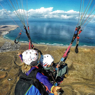 Vuelo en Parapente Biplaza (Lanzarote)