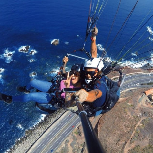 Vuelo en Parapente Biplaza en Los Giles con Fotos (Las Palmas, Gran Canaria)