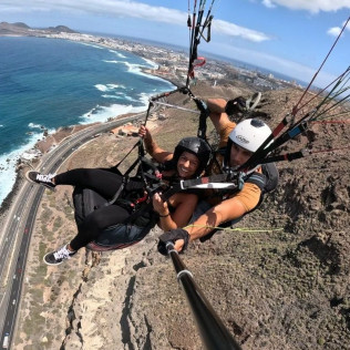 Vuelo en Parapente Biplaza en Los Giles con Fotos (Las Palmas, Gran Canaria)