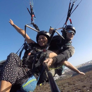 Vuelo en Parapente Biplaza en Los Giles con Fotos (Las Palmas, Gran Canaria)