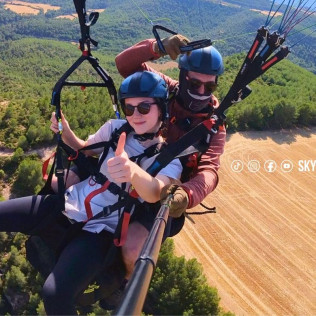 Vuelo en Parapente (Ódena, Barcelona)