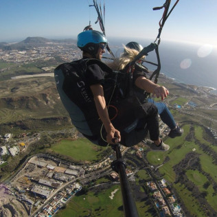 Vuelo Acrobático en Parapente en Taucho o Ifonche (Adeje, Santa Cruz de Tenerife)