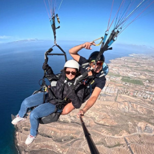 Vuelo de Iniciación al Parapente (Las Moraditas - Adeje, Tenerife)