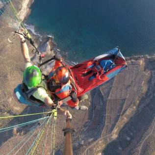 Vuelo de Iniciación al Parapente (Las Moraditas - Adeje, Tenerife)