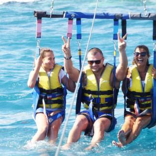Vuelo en Parascending en Costa Adeje (Santa Cruz de Tenerife)